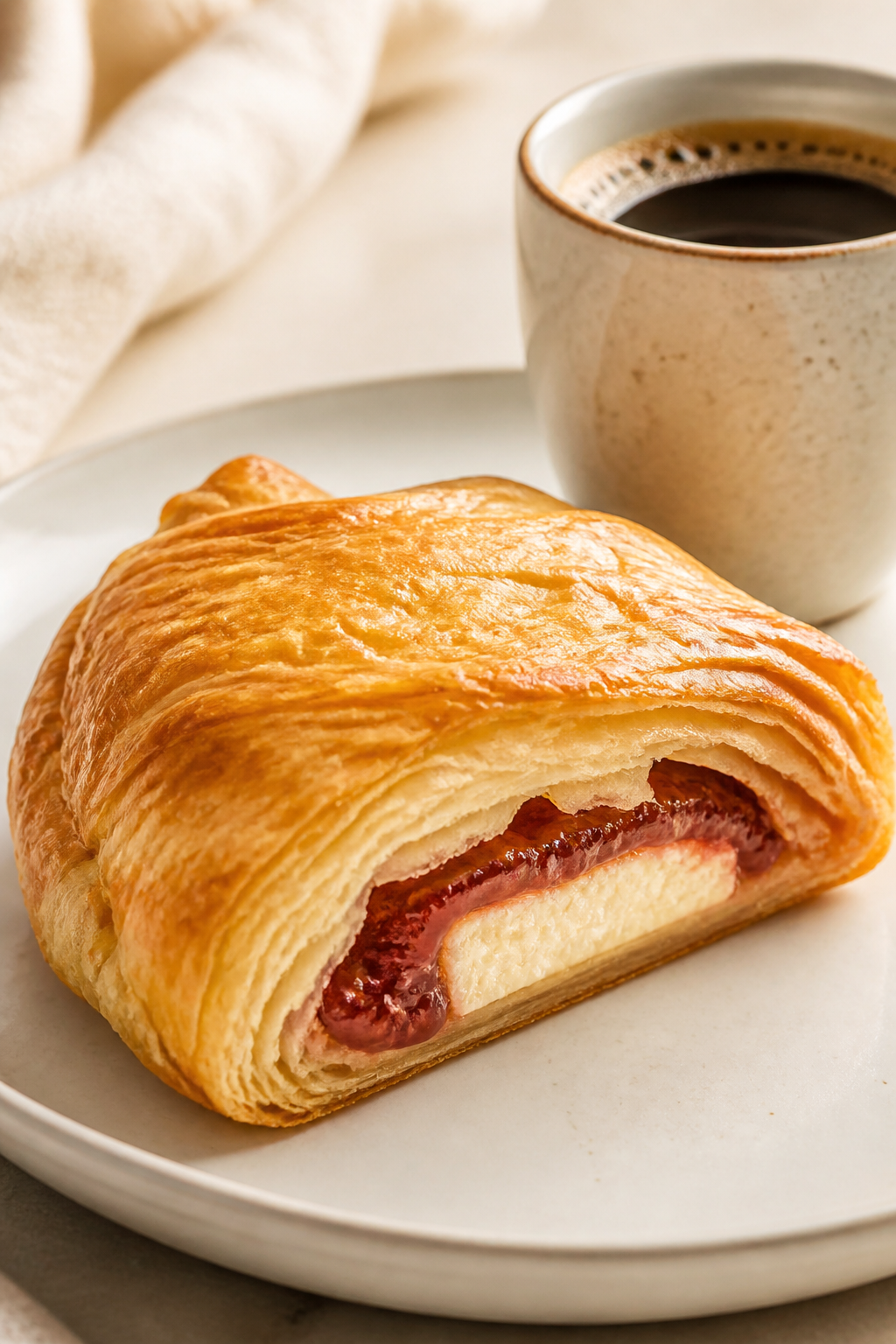 Hojaldre de guayaba y queso