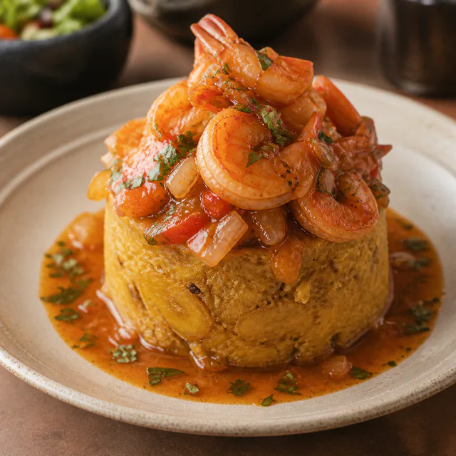 Chifongo de camarones de Chicharrón Factory