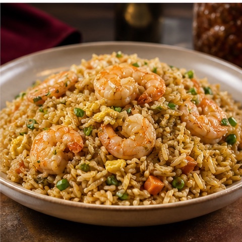 Chowfan de Camarones de Valentino Restaurant