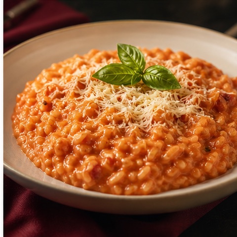 Risotto de Tomate y Parmesano de Valentino Restaurant