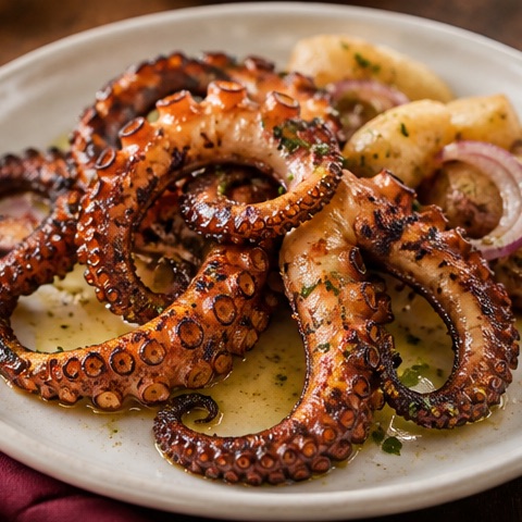 Pulpo a la Brasa de Valentino Restaurant