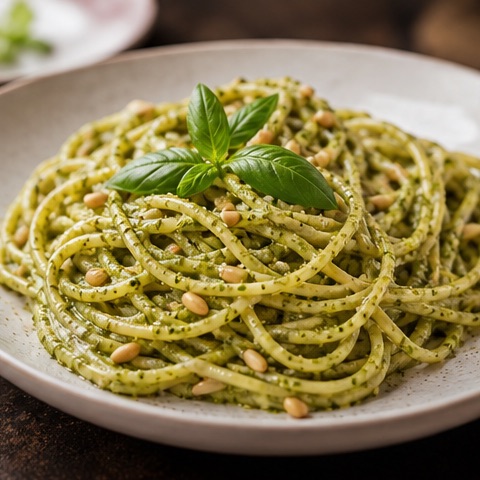 Pasta al Pesto de Valentino Restaurant