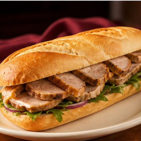 Sándwich de Pierna de Valentino Restaurant
