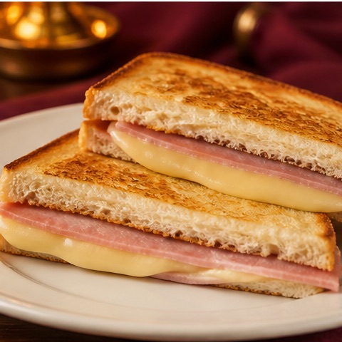Sándwich Jamón y Queso de Valentino Restaurant